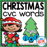 Christmas CVC Word Building Activity