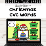 Christmas CVC words with Google Slides™