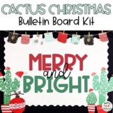 Christmas Bulletin Board or Door Decor - Merry and Bright 