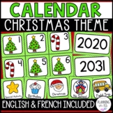Christmas Calendar Numbers and Pieces for December | Engli