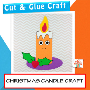 Christmas Candle Craft by Non-Toy Gifts | TPT