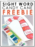 Christmas | Candy Cane Sight Word FREE