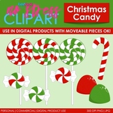 Christmas Candy Clip Art (Digital Use Ok!)