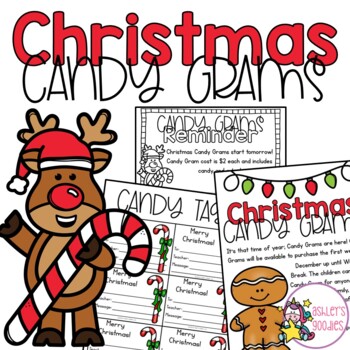 Christmas Candy Grams Fundraiser Packet By Ashley's Goodies 