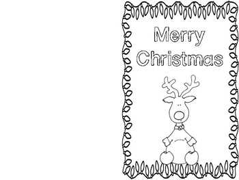 Christmas Card Freebie by Kandid Kids | TPT