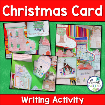 Preview of Christmas Card Writing Activity