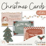 Christmas Cards | Neutral Modern Christmas Theme | Holiday