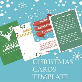 Preview of Christmas Cards Template