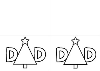 Preview of Christmas Cards for Parents - Mom & Dad