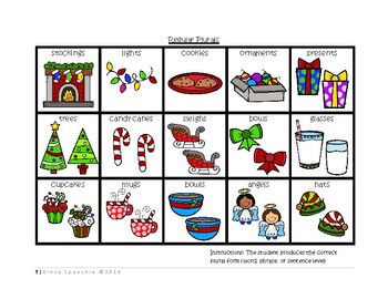 Christmas Cariboo - Pronouns, Plurals, Sentence Building, Prepositions ...