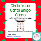 Christmas Carol Bingo Game