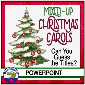 Preview of Christmas Carol Mix-Up PowerPoint Game
