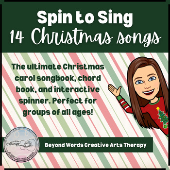 Preview of Christmas Carol Songbook & Spinner | Music Therapy, Music Ed., Special Ed.