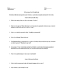 Christmas Carol Study Guide (Questions) Frederick Gaines