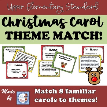 Christmas Carol THEME Match! by JB Creations | TPT