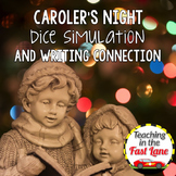 Christmas Writing Activity Carolers' Calling Dice Simulation