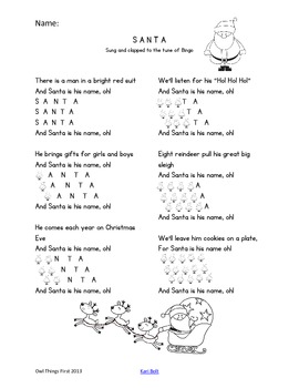 Christmas Carols by Owl Things First | Teachers Pay Teachers