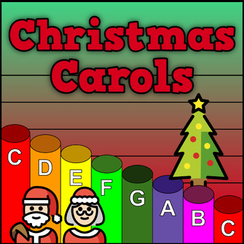 Preview of Christmas Carols - Boomwhacker Play Along Video and Sheet Music Bundle