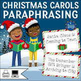 Christmas Carols Paraphrasing Matching Game Activities