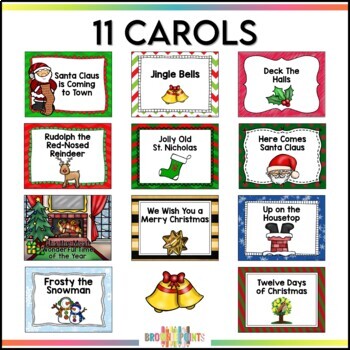 Christmas Carols - Sing Along Bundle by BrowniePoints | TPT