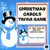 Christmas Carols Trivia Game Activity