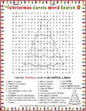 Christmas Carols Word Search [Fun for Early Finishers]