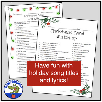 The Original Puzzle  Christmas song games, Christmas picture quiz,  Christmas worksheets