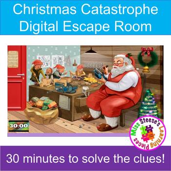 Preview of Christmas Catastrophe Escape Room
