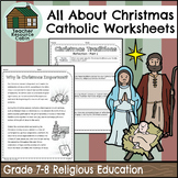Christmas Catholic Activities (Grade 7-8 Religious Education)
