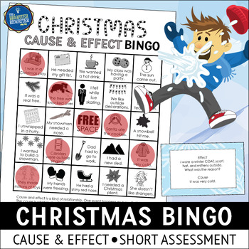 Preview of Christmas Cause and Effect Bingo Game
