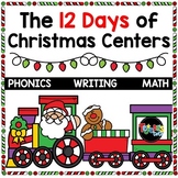 Christmas Centers Reading Writing and Math Activities Gingerbread