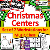 Christmas Centers-Workstations for Music Class