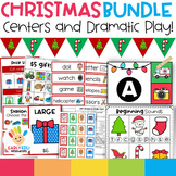 Christmas Centers and Gift Wrapping Dramatic Play Bundle -