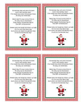 Christmas Chain Poem by Rebekah Lundskog | Teachers Pay Teachers