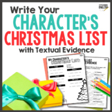 Christmas Character Analysis for Middle School