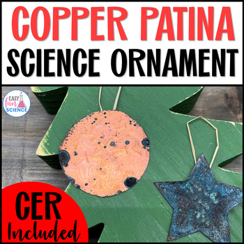 Preview of Copper Patina Science Christmas Ornament Chemistry Experiment with CER