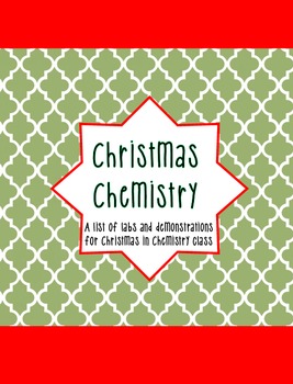 Preview of Christmas Chemistry Labs