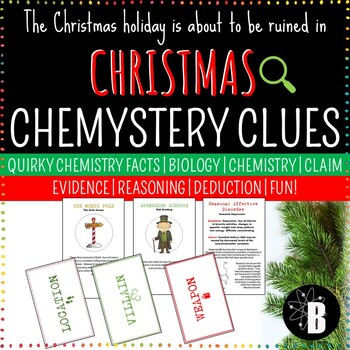 Preview of Christmas Chemistry Science Game: Chemystery Clues