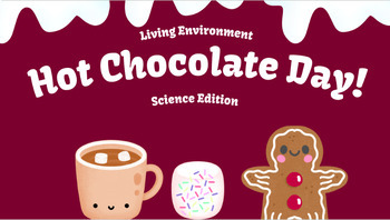 Preview of Christmas Chocolate Science Lesson-No Prep 21 Google Slides & Worksheet!