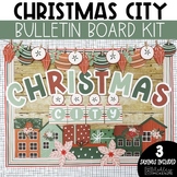 Christmas City Bulletin Board Kit | Holiday Classroom Decor