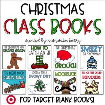 Preview of Christmas Class Books