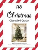 Christmas Classified Cards Flash Cards Language Montessori