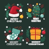 Christmas  Classroom Decor Bundle Editable