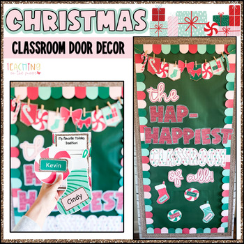 Preview of Christmas Classroom Door Decor