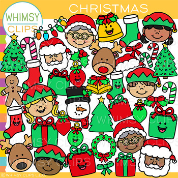 Preview of Pieces and Symbols of Christmas Clip Art