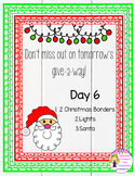 Christmas Clip Art- Santa, Borders, and Lights {Confetti C