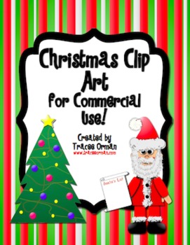 Preview of Christmas Clip Art for Commercial Use
