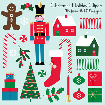 clipart of christmas holiday lights