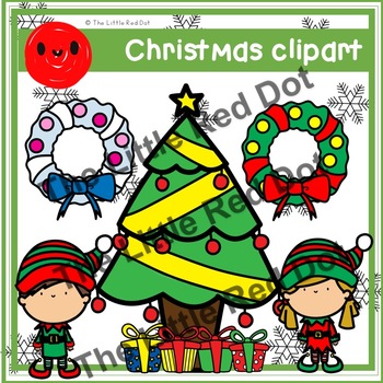 Christmas Clipart by The Little Red Dot | Teachers Pay Teachers