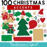 Christmas Clipart Accent elements (100 clipart images!) fo